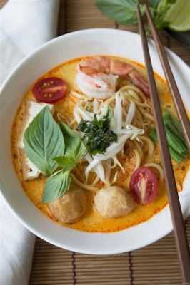  Laksa Johor! En Krämig Kokoscurry med Smaksensationer som Tar Dig till Solen