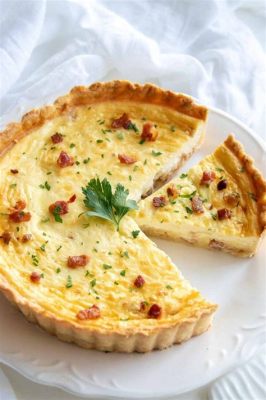  Quiche Lorraine: En krämig dröm fylld med salt bacon och smält ost som dansar på tungans smaklökar!